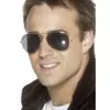 Okulary Aviator dla dorosłych ze złotymi obręczami