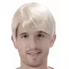 Męska krótka blond peruka