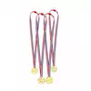 4 mini tricolorowe medale