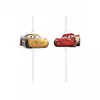 Kartonowe słomki z medalionem 4 Cars 3™