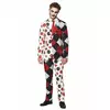 Suitmeister™ męski kostium pana klauna w stylu vintage, Rozmiar: Small (EU 44-46)