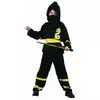 Kostium ninja z żółtym paskiem dla chłopców, Rozmiar: 4-6 lat (110-120 cm)