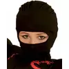 Czarna kominiarka dla dzieci ninja