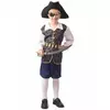 Elegancki kostium pirata dla chłopca, Rozmiar: 10-12 lat (130-140 cm)
