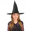 Halloweenowy czarny kapelusz czarownicy