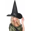 Dorosły aksamitny kapelusz wiedźmy halloween
