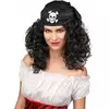 Peruka piratka czarny