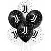 12 czarno-białych balonów lateksowych Juventus™ 30cm