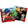 20 serwetek papierowych Miraculous Ladybug™ 33 x 33 cm