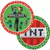 8 papierowych talerzy Minecraft™ 23 cm