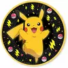 8 talerzy Pikachu Pokemon™ 23 cm