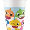 8 kubków papierowych Baby Shark™ o pojemności 200 ml