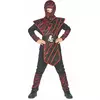 Kostium czerwony płowy ninja dla chłopca, Rozmiar: 4-6 lat (110-120 cm)