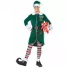 Kostium Elf Świętego Mikołaja deluxe dla mężczyzn, Rozmiar: Small/Medium