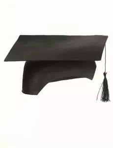 Nakrycie głowy dla dorosłych czarnego ucznia