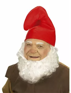 Czerwony kapelusz elfa dla dorosłych