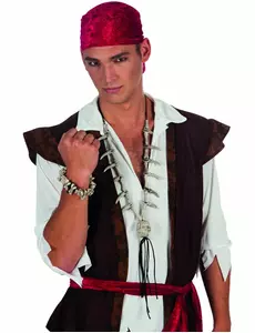 Naszyjnik z czaszką pirata