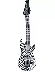 Dorosła nadmuchiwana gitara rockowa Zebra