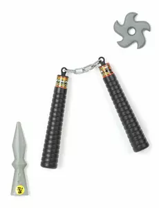 Plastikowy dziecięcy zestaw nunchaku ninja
