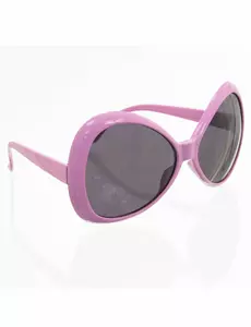 Plastikowe okulary dla dorosłych Disco Pink