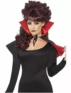 Halloweenowa peleryna dla dorosłych wampirów