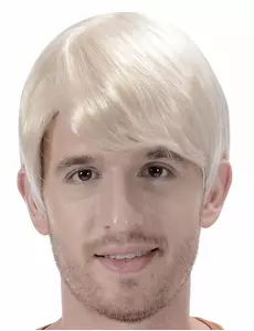 Męska krótka blond peruka