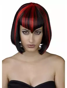 Demoniczna peruka Halloweenowa kobieta