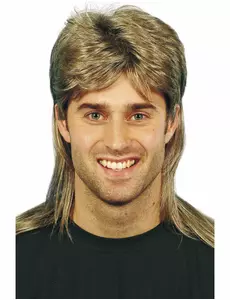 Męska wyróżniona blond peruka Mullet