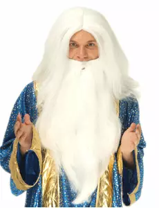Czarodziejska peruka z brodą