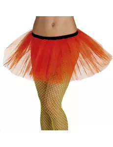 Neonowopomarańczowa spódniczka tutu damska