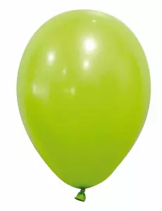 12 jasnozielonych balonów 28 cm