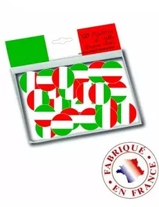 150 Konfetti na stół z flagą Włoch