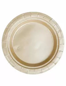 20 Małe tekturowe matowe złote płytki 18 cm