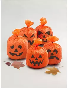 20 Plastikowe torebki dyniowe 15 x 20 cm