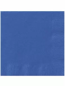 20 niebieskich serwetek papierowych 33 x 33 cm