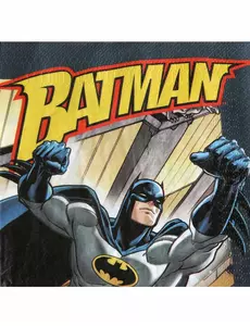 20 papierowych serwetek z Batmanem 33 x 33 cm