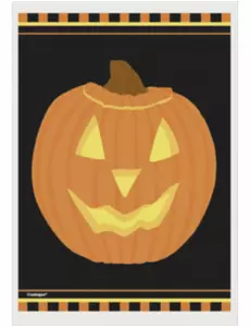 50 plastikowych torebek z dyni na Halloween 10 x 15 cm