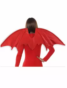 Dorosłe czerwone skrzydła demona