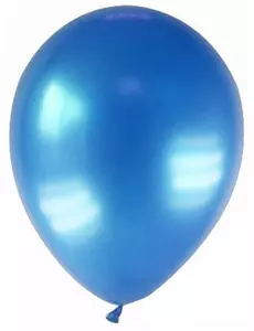 12 granatowych metalicznych balonów 28 cm