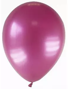 12 bordowych metalicznych balonów 28 cm