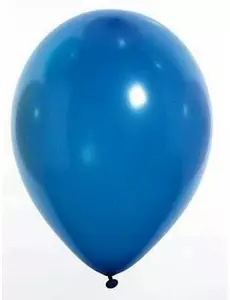 100 Metaliczne niebieskie balony 29 cm