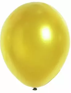 100 metalicznych złotych balonów 29cm