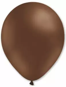 100 brązowych balonów 27cm