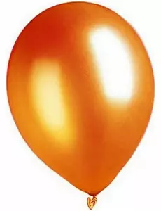 100 Metaliczne pomarańczowe balony 29 cm