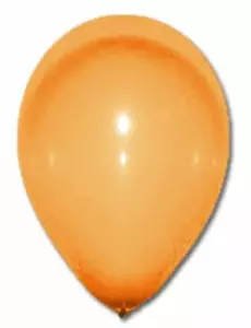 100 pomarańczowych balonów 27cm