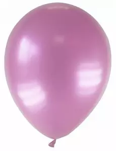 12 różowych metalicznych balonów 28 cm