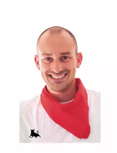 Feria czerwona bandana dla dorosłych