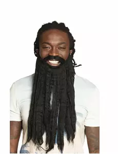 Dorosła broda rastamana