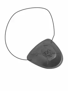 Opaska na oko czarna piracka dla dorosłych 7x5cm