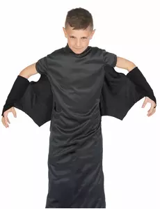 Dziecko Halloween Czarny Nietoperz Wampir Peleryna